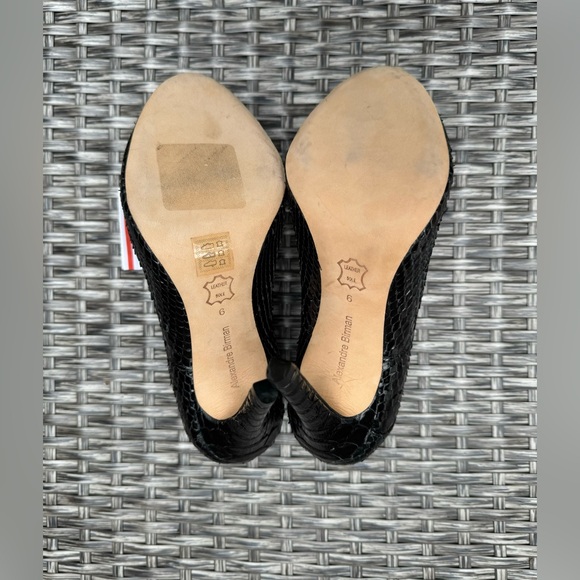 Alexandre Birman Python Peep Toe Lace Up Bootie NEW Retail $755 - Picture 7 of 7